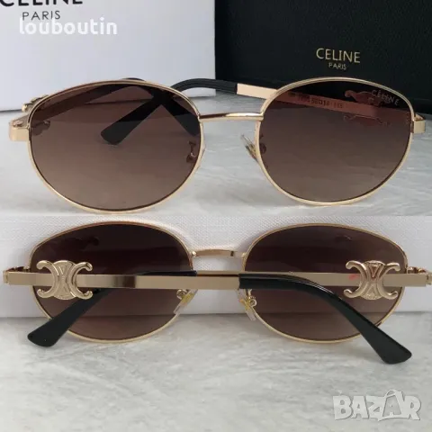 Celine 2024 дамски слънчеви очила елипса кръгли овални  два цвята , снимка 6 - Слънчеви и диоптрични очила - 47931570