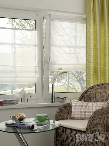 Римска щора GARDINIA EASYFIX без пробиване, за затягане, римска щора, прозрачна, снимка 4 - Щори - 39955739