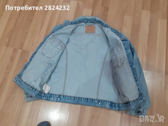 Мъжка дънкова сакетка на LEVI STRAUSS &CO, снимка 4 - Якета - 47321723