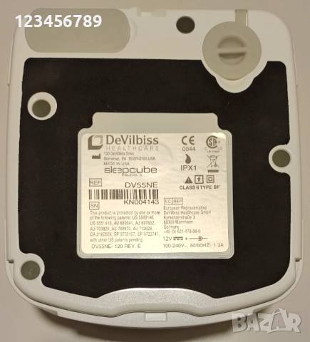 DeVilbiss SleepCube BiLevel S BiPAP апарат срещу сънна апнея, снимка 3 - Медицинска апаратура - 52497839