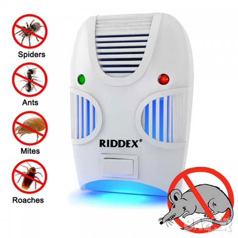 Ултразвуков уред срещу гризачи и насекоми Riddex QUAD, снимка 2 - Други - 39808777