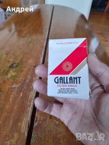 Кутия от цигари Gallant, снимка 4 - Колекции - 52940038