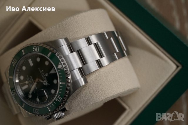 Rolex Submariner Date HULK 40mm Ceramic Steel Green Dial - 116610LV, снимка 4 - Мъжки - 37220161