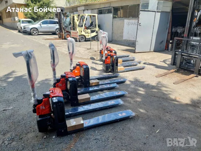 Електрическа транспалетна количка , снимка 2 - Друго търговско оборудване - 50285864