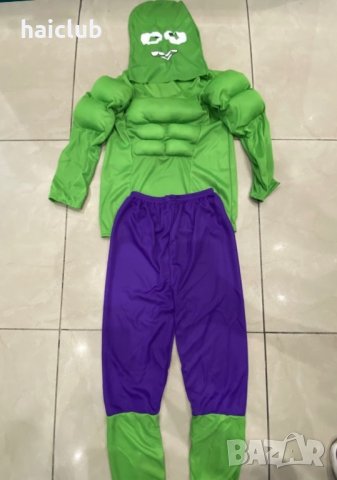 Костюм Хълк с мускули/Hulk costume, снимка 5 - Детски комплекти - 42540203