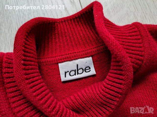 Червен дамски зимен пуловер, снимка 3 - Блузи с дълъг ръкав и пуловери - 38308490