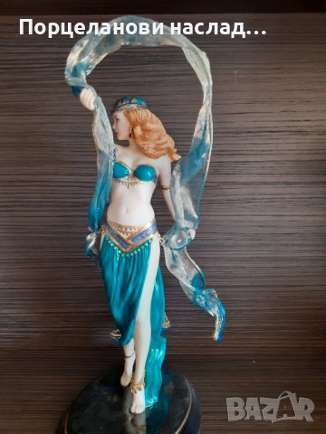 Franklin Mint Dance of the Seven Veils Salome  порцеланова фигура статуетка , снимка 3 - Статуетки - 42557626