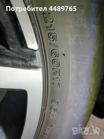 Продaвaм употребявaни летни гуми 215/60 R17., снимка 2 - Гуми и джанти - 52104679