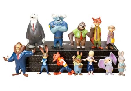 12 бр Зоотопия Зоотрополис Zootropolis Zootopia PVC пластмасови играчки фигурки за игра украса торта, снимка 2 - Фигурки - 24796678
