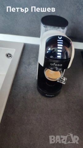 50€ Ufesa Bellagio Bianca 3в1 работи с капсули Долче Густо, Неспресо, Смляно кафе , снимка 7 - Кафемашини - 53896934