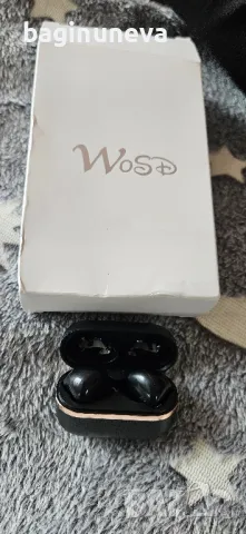 Нови черни слушалки Wosd, снимка 4 - Безжични слушалки - 50230280