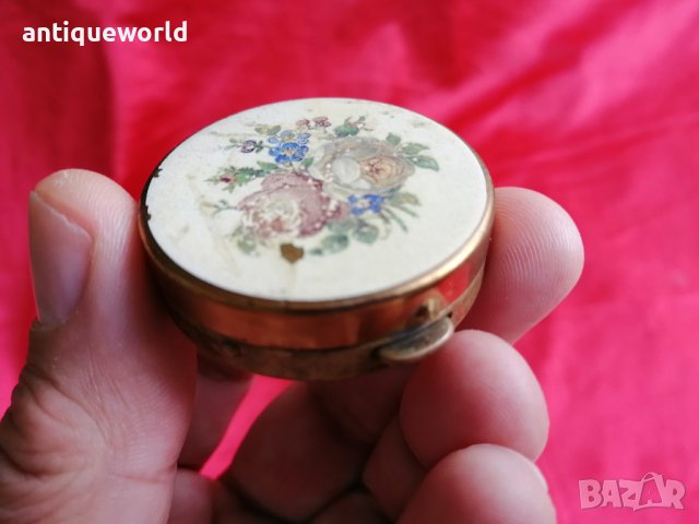 Стара Месингова  Кутийка за Емфие ,Хапчета ЦАРСТВО България, снимка 6 - Антикварни и старинни предмети - 40675495