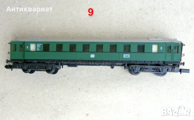 Товарни и пътнически вагони N (1:160) - от 9 до 12, снимка 1