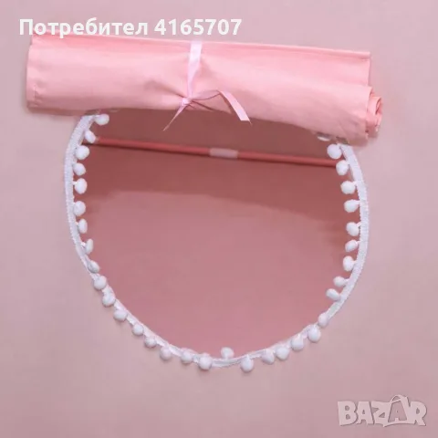 Розова детска палатка къща за стая, снимка 3 - Мебели за детската стая - 55724265