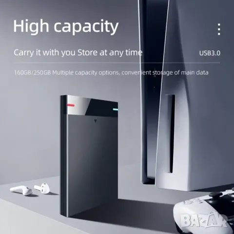Външен преносим хард диск 250GB USB3.0, снимка 9 - Твърди дискове - 48602084