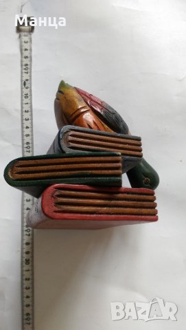 Дървена фигура на патица, снимка 2 - Колекции - 31466285