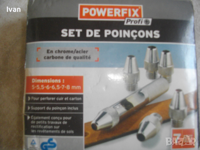 Нов Немски Комплект 7 бр. Сменяеми Замби-5-8 мм-За Отвори-От Хром-Карбон, снимка 3 - Други инструменти - 36477465