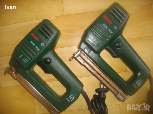 BOSCH PTK19E НЕМСКИ ОРИГИНАЛ СТАРО КАЧЕСТВО ЕЛ. ТАКЕР БОШ КОМБИНИРАН С ЕЛ. КОНТРОЛ И РЕГУЛАЦИЯ УДАР