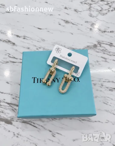 Tiffany & Co медицинска стомана обеци, снимка 3 - Обеци - 55859088