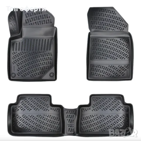 Гумени стелки RizLine съвместими с Peugeot 407 2003-2010