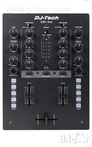 DJ Mixer dj-tech dif-1m, снимка 3 - Ресийвъри, усилватели, смесителни пултове - 56262469