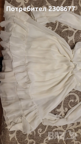 Бяла рокля, снимка 3 - Рокли - 51532858