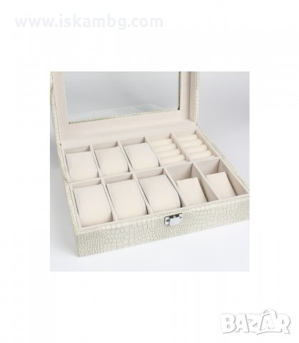 КУТИЯ ЗА БИЖУТА И 8 БР. ЧАСОВНИЦИ, ЛУКСОЗНА - код 2012, снимка 8 - Подаръци за мъже - 33965680