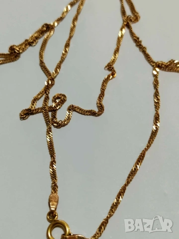 Златни синджири бягаща плетка , снимка 2 - Колиета, медальони, синджири - 53958225