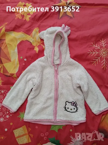 пухено пролетно яке hello kitty 