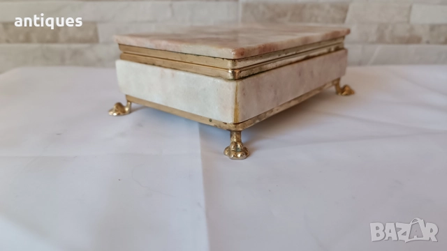 Кутия за бижута - мраморна - българско производство, снимка 4 - Антикварни и старинни предмети - 51847092