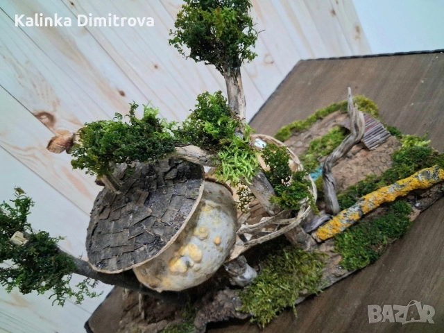 Къщичка на дърво,изработена само с естествени материали., снимка 12 - Други стоки за дома - 52313644