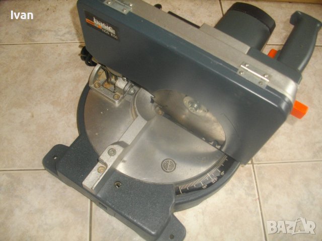 1050 Вата-ф210мм-Немска Пендула-Потъващ/Повдигащ Циркуляр-ОТЛИЧЕН-Basic Meister BGS1050-GERMANY, снимка 2 - Други инструменти - 36642985