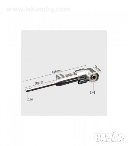 ЪГЛОВ АДАПТЕР ЗА ВИНТОВЕРТ И БОРМАШИНА - код  3061, снимка 2 - Винтоверти - 33897016