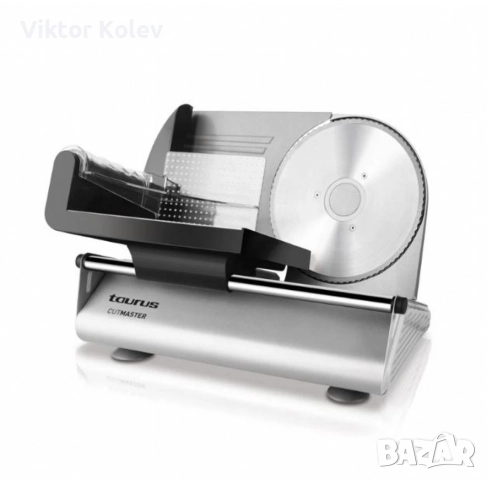Електрически резач за мезета Taurus CUTMASTER – 150W, нож 19 см, регулируем срез 1–15 мм, снимка 5 - Други - 52941629