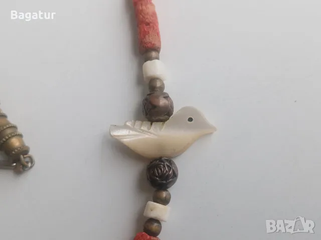 Възрожденски накит,УНиКат,корал,седеф,сачан,бронз,бабин чеиз, снимка 2 - Антикварни и старинни предмети - 49963207