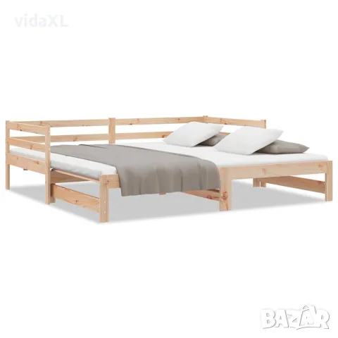vidaXL Разтегателно дневно легло, без матрак, 80x200 см