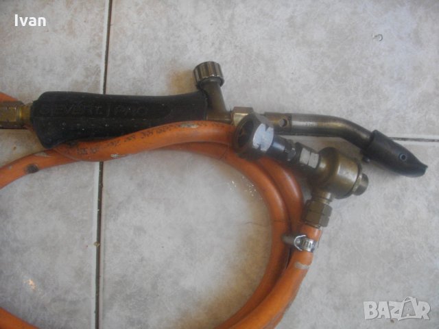 Горелка-Италианска-Работеща На Газ-4 bar-SIEVERT-Винтил-Пълен Комплект, снимка 2 - Други инструменти - 33730645