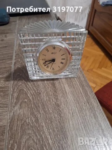 Немски кристален часовник Mikasa, снимка 2 - Антикварни и старинни предмети - 49831128