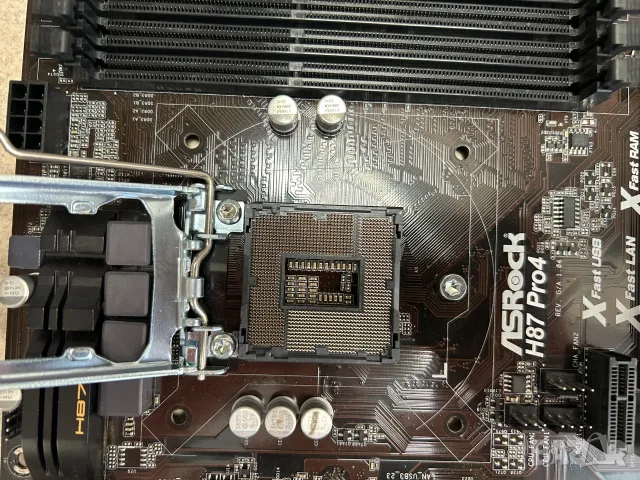 Дънна платка ASRock H87 Pro4, снимка 6 - Дънни платки - 56249937
