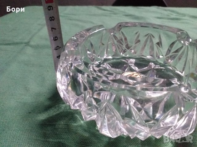BOHEMIA кристален пепелник Минерал Сувенир, снимка 8 - Други - 34279311