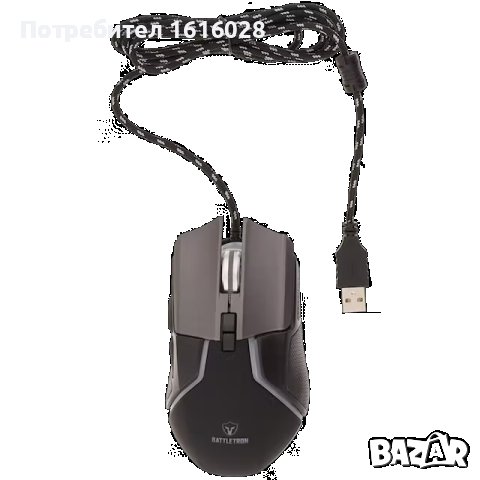 Геймърска мишка Battletron, снимка 4 - Клавиатури и мишки - 40405299
