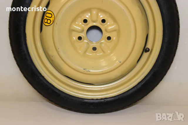 Резервна гума патерица Toyota Prius XW20 (2004-2008г.) 54.1 5x100 / 16 цола Тойота Приус, снимка 2 - Гуми и джанти - 48764021