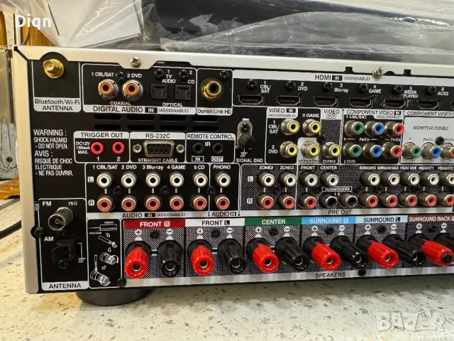 Denon AVR-X4100 пълен комплект , снимка 13 - Ресийвъри, усилватели, смесителни пултове - 48325840