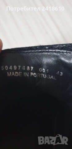 Hugo Boss Leather Mens Size 43/27. 5 - 28см ОРИГИНАЛ! Мъжки спортно - елегантни обувки естествена ко, снимка 2 - Кецове - 53585595