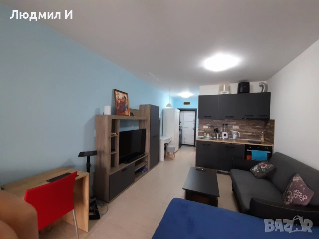 Партерно студио с двор и гледка море в к-с Грийн Лайф, Созопол, Каваци, Смокиня