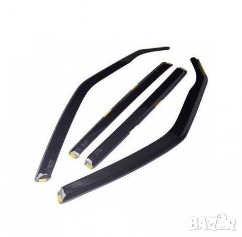 Комплект ветробрани Heko за Audi Q5 2009-2017 с 5 врати, тъмно опушени, 4 броя, снимка 1