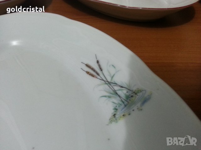 Стар български порцелан чинии , снимка 5 - Антикварни и старинни предмети - 38496141