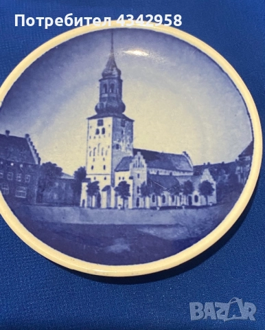 Royal Copenhagen. 6 бр.чинийки за стена.Porcelain., снимка 5 - Антикварни и старинни предмети - 52021523