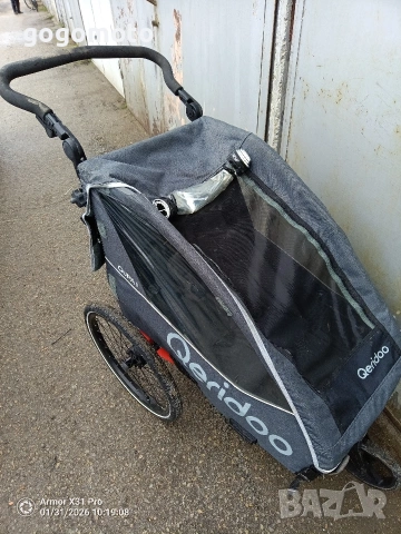 Ремарке, детска количка за велосипед, КАТО НОВА QUPA - от Qeridoo, снимка 7 - Аксесоари за велосипеди - 53297073