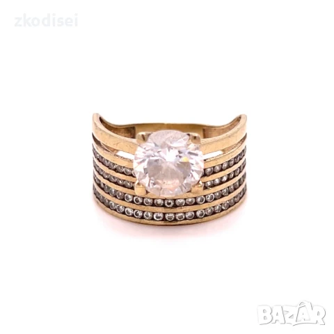 Златен дамски пръстен 3,14гр. 14кр. проба:585 размер:50 модел:33092-1